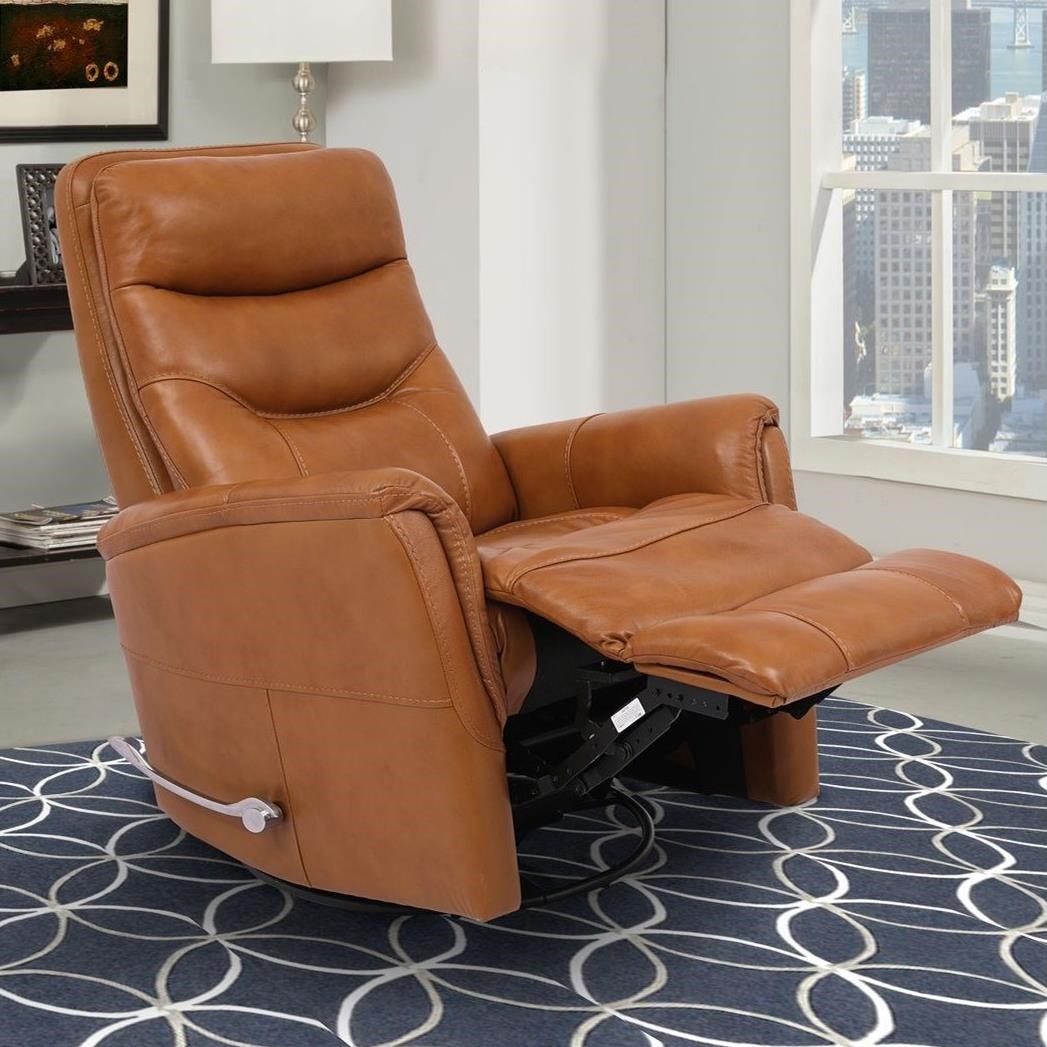 Parker Living Gemini Contemporary Swivel Glider Recliner with Padded